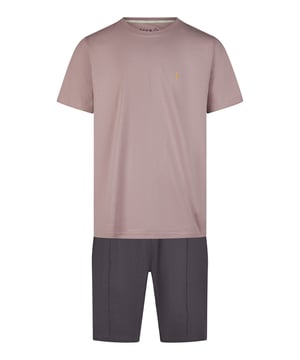 Cómodo pijama de Phil & Co. Berlín. El pijama tiene un corte amplio, holgado y acogedor. La cintura muy elástica y suave ejerce poca presión y hace que sean cómodos de llevar. Los conjuntos se componen de un pantalón y un top en diferentes diseños.