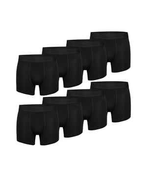 Herenboxershorts in een betaalbare multi-pack van Phil & Co. Berlin. Bestel je nieuwe favoriete ondergoed vandaag nog en overtuig jezelf van de onverslaanbare prijs-kwaliteitverhouding van Phil & Co. Berlin! De betaalbare herenshorts bieden optimaal comfort. De aangename katoenmix flatteert de huid, garandeert vormbehoud en optimaal comfort. De shorts hebben geen irriterende naden in het zitvlak. De brede contrasterende tailleband geeft de shorts de finishing touch en zorgt ervoor dat de shorts niet afzakken en blijven waar ze horen - zonder in te snijden. Om ervoor te zorgen dat niets krast of jeukt, heeft Phil & Co. bewust afgezien van vervelende labels op de boxershorts en de verzorgingsinstructies erop afgedrukt