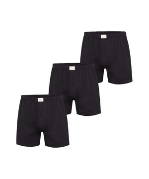 Cómodos calzoncillos de jersey de Phil & Co. confeccionados en algodón 100%. Los calzoncillos tienen un corte ancho y holgado. La cintura muy elástica y suave ejerce poca presión y hace que sean cómodos de llevar.