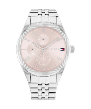 Tommy Hilfiger 1782590 - Reloj para mujer cuarzo acero inoxidable• material: acero inoxidable• cristal: minèral• pulsera: acero inoxidable• correa: gris• resistencia al agua: 0 m (0 ATM)• tamaño de la caja: 38 mm