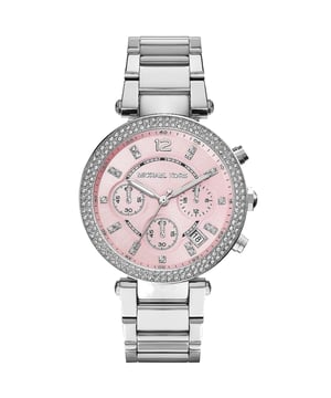 Michael Kors MK6105 - Reloj para mujer cuarzo acero inoxidable• material: acero inoxidable• cristal: minèral• pulsera: acero inoxidable• correa: plateado• resistencia al agua: 100 m (10 ATM)• tamaño de la caja: 39 mm