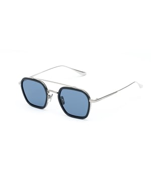 Man's sunglasses of colour grey - Bellstaff MERRICKAZULW• material: titanium• color: grey• size: 47/23/143 mm (lens width / bridge width / temple length)  HAND MADE IN JAPAN-HIGH GRADE MAZZUCHELLI AND JAPANESE ACETATE-HAND POLISHED-7 HINGES-BETA TITANIUM-CARL ZEISS AND JAPANESE LENSES-100% UV