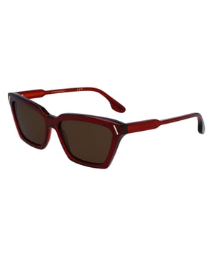 Victoria Beckham Vrouwen Zonnebril VB661S5716610 - Materiaal: Acetaat - Kleur frame: Rood - Afmetingen: 57/16/140 mm (Diameter lens / Brug formaat / Lengte veren)