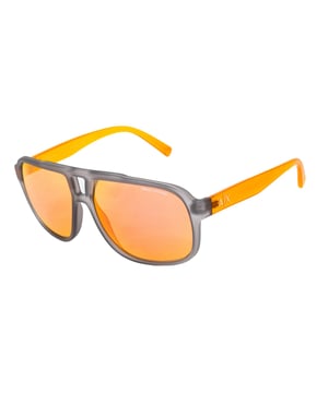 Gafas de sol de mujer de color gris y amarillo - Armani Exchange AX4104S8328F6• material: resina• color: gris y amarillo• tamaño: 55/20/145 mm (longitud de la lente / ancho del puente / longitud de la varilla)  Category 1