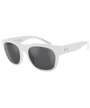 Gafas de sol de hombre de color blanco - Armani Exchange AX4128SU83156• material: resina• color: blanco• tamaño: 55/16/140 mm (longitud de la lente / ancho del puente / longitud de la varilla)  UV400-CATEGORY 3