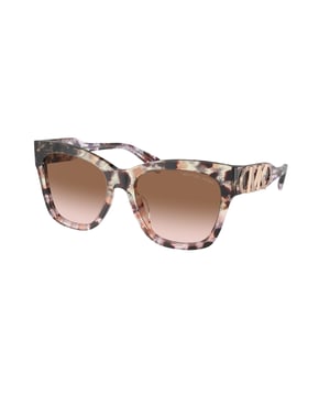 Michael Kors Vrouwen Zonnebril MK2182U334513 - Materiaal: Acetaat - Kleur frame: Multicolour - Afmetingen: 55/18/140 mm (Diameter lens / Brug formaat / Lengte veren)