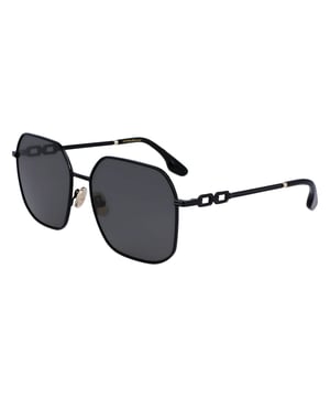 Victoria Beckham Vrouwen Zonnebril VB232S-001 - Materiaal: Metaal - Kleur frame: Zwart - Afmetingen: 58/16/140 mm (Diameter lens / Brug formaat / Lengte veren)