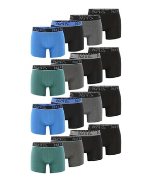 Calzoncillos bóxer para hombre en un asequible paquete múltiple de Phil & Co. Berlín. Pide hoy mismo tu nueva ropa interior favorita y convéncete de la imbatible relación calidad-precio de Phil & Co. Berlín. Los asequibles calzoncillos para hombre ofrecen una comodidad óptima. La agradable mezcla de algodón favorece la piel, garantiza el mantenimiento de la forma y una comodidad óptima. Los calzoncillos no tienen costuras molestas en la zona del asiento. La cintura ancha en contraste le da el toque final y garantiza que los calzoncillos no se deslicen y permanezcan donde deben estar, sin cortar. Para garantizar que nada rasque ni pique, Phil & Co. ha prescindido deliberadamente de las molestas etiquetas en sus calzoncillos y ha impreso en ellas las instrucciones de cuidado