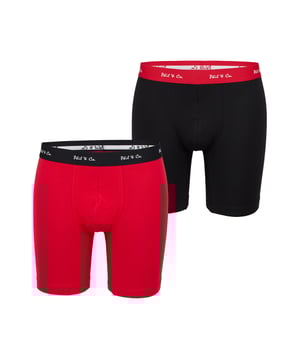 Ontdek onze retroshorts met lange pijpen voor heren in een praktische multi-pack van Phil & Co. Berlin. Bestel je nieuwe favoriete ondergoed vandaag nog en ervaar zelf de onverslaanbare prijs-kwaliteitverhouding waar Phil & Co. Berlin bekend om staat. Deze betaalbare herenslips bieden uitstekend comfort. De aangename katoenmix is zacht voor je huid, garandeert vormbehoud en biedt maximaal comfort. Deze shorts zijn vrij van irriterende naden bij het zitvlak. De brede contrasterende tailleband geeft de shorts een aantrekkelijke look en zorgt ervoor dat ze goed blijven zitten zonder in te snijden. Om krassen of jeuk te voorkomen, heeft Phil & Co. bewust afgezien van vervelende labels en de wasinstructies direct op de stof gedrukt.