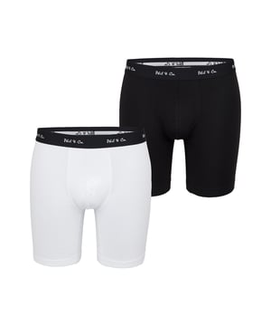 Ontdek onze retroshorts met lange pijpen voor heren in een praktische multi-pack van Phil & Co. Berlin. Bestel je nieuwe favoriete ondergoed vandaag nog en ervaar zelf de onverslaanbare prijs-kwaliteitverhouding waar Phil & Co. Berlin bekend om staat. Deze betaalbare herenslips bieden uitstekend comfort. De aangename katoenmix is zacht voor je huid, garandeert vormbehoud en biedt maximaal comfort. Deze shorts zijn vrij van irriterende naden bij het zitvlak. De brede contrasterende tailleband geeft de shorts een aantrekkelijke look en zorgt ervoor dat ze goed blijven zitten zonder in te snijden. Om krassen of jeuk te voorkomen, heeft Phil & Co. bewust afgezien van vervelende labels en de wasinstructies direct op de stof gedrukt.