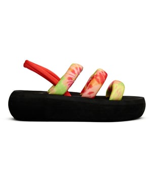 Sandalias Smile multi de Rocket Dog para mujeres, fabricadas con textil y suela de goma. Características: plantilla acolchada, parte superior de textil, marca Rocket Dog y ligeras.