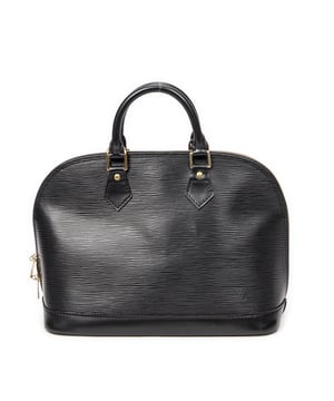 Louis Vuitton Bolsas Alma PM Bolso en Negro Piel de becerro y Latón dorado hardware. El producto esta en Excelentes Condiciones (A).
  Dimensiones: 30x23x15 cm 
  Accesorios incluidos: None
  Notas de Exterior: Ligeros arañazos en el cuero
  BrandCo Paris encuentra artículos raros y en las mejores condiciones a precios increíbles. ¡Vale la pena tener paciencia! Compra con confianza: todos los artículos de BrandCo Paris son seleccionados y autenticados cuidadosamente por nuestro equipo de expertos.
  Todos los artículos vienen con un certificado de autenticidad y un embalaje entregado por BrandCo Paris.
  Tabla de clasificación de la condición del artículo
  N (como nuevo)
  AA (perfecto estado)
  A (excelente estado)
  AB (muy buen estado)
  B (bueno/regular)