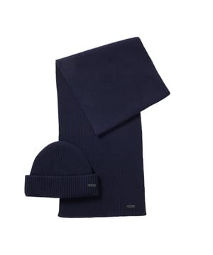 35% Gerecycled polyamide, 30% viscose, 25% gerecycled katoen, 5% wol, 5% kasjmier. Stof: Gebreid. Ontwerp: Logo, Ribbed. Verpakking: Geschenkdoos.