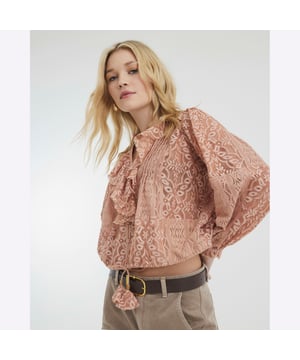 Loose fit, Lace fabric, Crew neck, Lace detail, Ruffle detail, Buttoned fastening, Long sleevesAbout the brandFASHION IS OUR DNARiver Island is an icon of the British high street. Inspired by the latest trends and our heritage style archives, we've been serving style and leading trends for over sixty years.We make fashion for real people with real lives, who want to look real good. Because life's a celebration - let's dress for it.