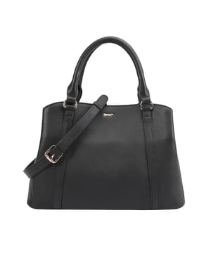 Crafted from soft premium leather, this versatile multiway bag 'SANGRO' is designed for everyday elegance and function. It features two spacious compartments flanking a secure central zipped section, all fastened with a magnetic closure. Inside, you'll find a zip pocket for valuables and a slip pocket for your mobile. With dual carry options-including sturdy top handles and a removable, adjustable shoulder strap-it's the perfect companion for daily commutes or any occasion. D:15cm W:33.5cm H:21cm