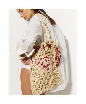 Raffia, Charm detail, Embroidered text, Scarf detail, Handle drop: 26cm, H: 40cm x W: 35cm x D: 3cmAbout the brandFASHION IS OUR DNARiver Island is an icon of the British high street. Inspired by the latest trends and our heritage style archives, we've been serving style and leading trends for over sixty years.We make fashion for real people with real lives, who want to look real good. Because life's a celebration - let's dress for it.