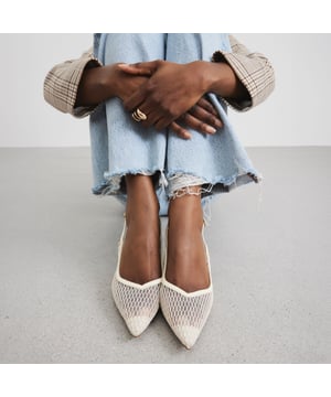 Mesh, Closed pointed toe, Sling back strap, Buckle fastening, Skinny heel, Heel height: 7cmAbout the brandFASHION IS OUR DNARiver Island is an icon of the British high street. Inspired by the latest trends and our heritage style archives, we've been serving style and leading trends for over sixty years.We make fashion for real people with real lives, who want to look real good. Because life's a celebration - let's dress for it.