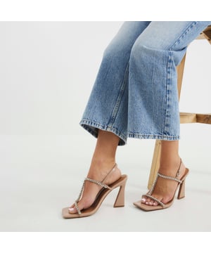 Square open toe, Diamante embellishment, Ankle strapped, Buckle fastening, Heel height: 10cmAbout the brandFASHION IS OUR DNARiver Island is an icon of the British high street. Inspired by the latest trends and our heritage style archives, we've been serving style and leading trends for over sixty years.We make fashion for real people with real lives, who want to look real good. Because life's a celebration - let's dress for it.