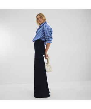 Denim fabric, High rise, Wide leg, PocketsAbout the brandFASHION IS OUR DNARiver Island is an icon of the British high street. Inspired by the latest trends and our heritage style archives, we've been serving style and leading trends for over sixty years.We make fashion for real people with real lives, who want to look real good. Because life's a celebration - let's dress for it.