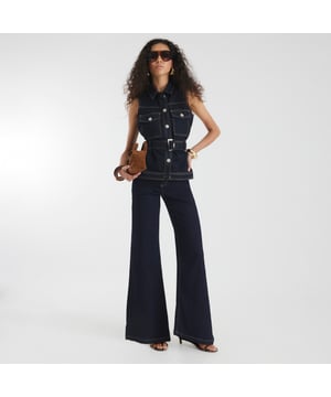 Extra wide Leg, Denim fabric, Belt loops, Classic 5 pockets, High waisted, Button and zip fastening, Super stretchAbout the brandFASHION IS OUR DNARiver Island is an icon of the British high street. Inspired by the latest trends and our heritage style archives, we've been serving style and leading trends for over sixty years.We make fashion for real people with real lives, who want to look real good. Because life's a celebration - let's dress for it.