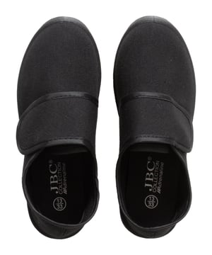 Simple, stylish, and built for comfort—these unisex school pumps are perfect for everyday wear. Made with a soft canvas upper and a matte finish, they offer a snug fit that’s both comfy and breathable. Packed in a brand-new poly bag, these shoes are crafted from high-quality materials to withstand daily school use. Great for PE, indoor activities, or general school wear