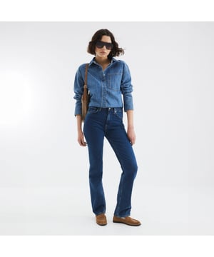 Denim fabric, Straight leg, Belt loops, Pockets, Zip and button fasteningAbout the brandFASHION IS OUR DNARiver Island is an icon of the British high street. Inspired by the latest trends and our heritage style archives, we've been serving style and leading trends for over sixty years.We make fashion for real people with real lives, who want to look real good. Because life's a celebration - let's dress for it.