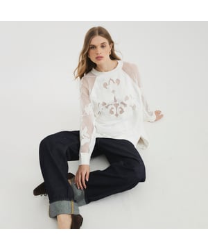 Round neck, Long sleeves, Floral cutwork design, Side splits, Sheer detailAbout the brandFASHION IS OUR DNARiver Island is an icon of the British high street. Inspired by the latest trends and our heritage style archives, we've been serving style and leading trends for over sixty years.We make fashion for real people with real lives, who want to look real good. Because life's a celebration - let's dress for it.