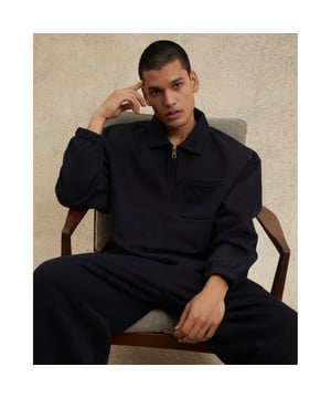 Regular fit, Polo neck, Half zipped, Chest pouch pockets, Long sleeved, HeavyweightAbout the brandFASHION IS OUR DNARiver Island is an icon of the British high street. Inspired by the latest trends and our heritage style archives, we've been serving style and leading trends for over sixty years.We make fashion for real people with real lives, who want to look real good. Because life's a celebration - let's dress for it.