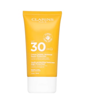 Experience ultimate sun protection with Clarins Youth-Protecting Sunscreen SPF30. This 150ml sunscreen features a lightweight, melting texture that effortlessly glides onto your skin, leaving a non-greasy, matte finish. Its advanced water-resistant formula is gentle on the eyes, ensuring comfort while shielding against harmful UVA and UVB rays. Enriched with argan tree extract, it enhances hydration and firms the skin, combating wrinkles effectively. Aloe vera adds an extra layer of soothing moisture. For best results, apply generously and reapply every 2 hours for continuous protection.
