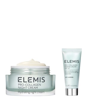 Unlock youthful radiance with the ELEMIS Pro-Collagen Ultimate Hydration Duo Gift Set. This anti-ageing skincare collection features the Pro-Collagen Night Cream, which hydrates and rejuvenates skin overnight, reducing fine lines and wrinkles in just 14 days. For daytime, the Pro-Collagen Marine Cream SPF 30 provides hydration and UV protection. Experience moisture and protection with this luxurious duo, enriched with marine and plant actives for a smoother, firmer complexion. Ideal as a gift for yourself or a loved one, suitable for all skin types.