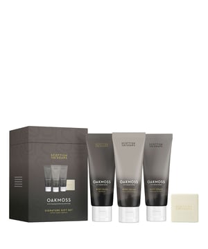Experience the enchanting aroma of the Scottish woodland with the Oakmoss Signature Gift Set. This luxurious collection includes a natural exfoliating Body Wash, rich Body Cream, deeply moisturizing Hand Cream, and triple-milled Hand & Body Soap, all infused with oakmoss, cedarwood, and amber for a refreshing experience. The Body Wash cleanses and hydrates, while the Body Cream leaves skin soft and fragrant. The Hand Cream, with 10% shea butter, nourishes deeply, and the Hand & Body Soap offers a delightful lather. Perfect for pampering or gifting!