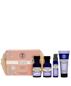 Discover the ultimate skincare experience with the Neal's Yard Remedies Rehydrating Rose Skincare Gift Set. This luxurious set includes a 25ml Rehydrating Rose Facial Wash for cleansing and refreshing normal or sensitive skin. Follow up with the 25ml Rehydrating Rose Toner to balance your complexion, enriched with damask roses. The set also features an 8ml Rehydrating Rose Facial Oil that replenishes moisture and protects skin health, and a 15ml Rehydrating Rose Daily Moisture for lasting hydration. Enjoy high-quality, organic skincare with a conscience.