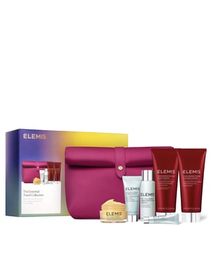 Discover the ELEMIS Essential Travel Collection, a luxurious skincare gift set worth £137, perfect for the discerning traveler. This curated collection features six premium products: Pro-Collagen Cleansing Balm (20g), Pro-Collagen Marine Cream (15ml), and Pro-Collagen Vitality Eye Cream (4ml). Enjoy Marine Moisture Essence (28ml), Frangipani Monoi Body Cream (100ml), and Shower Cream (100ml) for an indulgent experience. Packaged in an exclusive ELEMIS travel bag, this set combines luxury and sustainability, showcasing ELEMIS's commitment to responsibly sourced ingredients.
