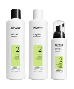 Discover the Nioxin Pro Clinical System 2 Trial Kit, specially formulated for natural hair experiencing progressed thinning. This complete system is clinically tested to enhance hair density and promote a fuller appearance. In fact, 8 out of 10 users experienced visibly thicker hair within just 30 days! The kit includes:
- Nioxin Pro Clinical Scalp + Hair Shampoo (150ml)
- Nioxin Pro Clinical Scalp + Hair Conditioner (150ml)
- Nioxin Pro Clinical Scalp Care + Hair Thickening Treatment (50ml)

Key Benefits:
- Designed to boost thickness and fullness for natural hair with thinning concerns, delivering results in only 30 days.
- Gently cleanses the scalp, removing impurities and excess oil to create a healthier environment for hair growth.
- Reduces hair breakage, enhancing the appearance of thicker hair.
- Enriched with nourishing ingredients and antioxidants, including a leave-in treatment to revitalize the scalp.

For optimal results, use the complete system at least three times a week. Transform your hair's health and enjoy a fuller look!