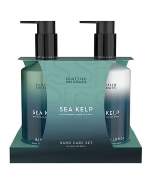 Experience the refreshing touch of the Scottish coastline with the Scottish Fine Soaps Sea Kelp Hand Care Set. This luxurious set includes a 300ml Sea Kelp Hand Wash and a 300ml Sea Kelp Hand & Body Lotion, both enriched with nourishing Scottish kelp and seaweed extracts. The hand wash gently cleanses while providing a soothing marine fragrance, and the hand & body lotion hydrates and revitalizes your skin. Ideal for daily use, this set leaves your hands feeling soft, refreshed, and delicately scented. Treat yourself or gift it for an indulgent experience.