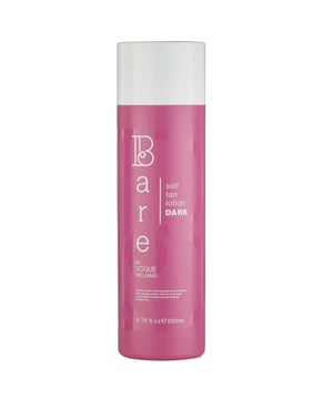 Experience a stunning sun-kissed glow with Bare by Vogue's Dark Self Tan Lotion. This luxurious tanning lotion delivers a natural-looking tan in just 4-8 hours, ideal for medium to dark skin tones. Infused with hydrating properties, it leaves your skin feeling nourished while providing a radiant tan that lasts for 5-7 days. Enjoy a smooth, streak-free application with a delightful fragrance. Safe for pregnancy, this product is perfect for DIY tanning at home. For best results, moisturize dry areas before application. Available in Medium and Ultra Dark.