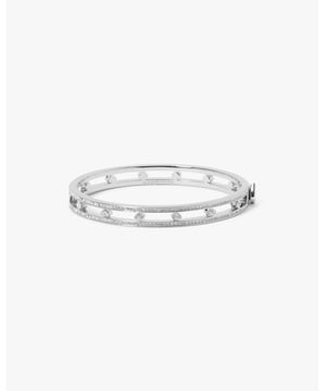 Cut To The Chase Pave Spade Hinge Bangle, Pave Spade Hinge Bangle