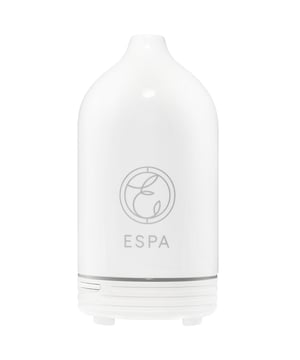 Transform your living space with the ESPA Aromatherapy Essential Oil Diffuser. This stylish diffuser releases a mist of essential oils, enhancing your environment with soothing aromas that promote relaxation and well-being. It works seamlessly with ESPA's Signature Blends, helping you unwind or boost your mood. The ultrasonic technology humidifies the air and disperses fragrant vapor. With customizable light settings, it also serves as a gentle nightlight. To use, fill the water tank, add essential oil, select a misting mode, and enjoy the aromatic experience. (Essential oils sold separately.)