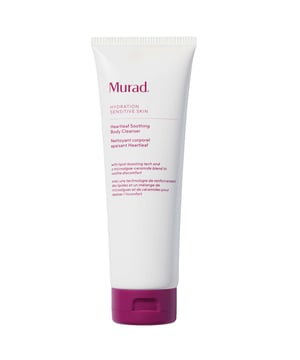 Discover the Murad Heartleaf Soothing Body Cleanser, a gentle and hydrating solution designed for sensitive skin. This fragrance-free body cleanser reduces skin sensitivity in just two weeks, leaving your skin soft and calm. Enriched with lipid-boosting technology and fermented heartleaf extract, ceramides, and microalgae, it provides hydration and comfort. Experience reduced redness, dryness, and itching, with 88% of users feeling their skin is cleaner and more comfortable after use. Ideal for eczema-prone skin.