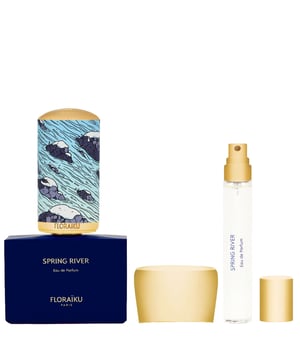 Discover the enchanting Floraiku Spring River Eau de Parfum Gift Set, a perfect blend of nature's awakening. This exquisite fragrance begins with refreshing citrus notes, capturing the essence of spring's first blooms. The heart reveals a warm floral bouquet, accompanied by the gentle warmth of early sun rays. As the scent evolves, a comforting base of woody musks envelops you, reminiscent of cozy winter evenings. This gift set includes a 50ml Eau de Parfum, a convenient 10ml travel spray, and an elegant travel case, making it an ideal gift for fragrance lovers.