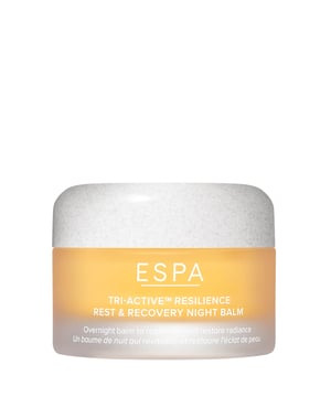 Experience the revitalizing power of ESPA's Tri-Active Resilience Rest & Recovery Overnight Balm. This luxurious balm combats the visible effects of modern life and enhances your skin's recovery while you sleep, leaving you with a refreshed complexion. Infused with Willowherb, Marine Bamboo, calming Patchouli, and protective Buriti Oil, it nourishes and fortifies your skin. Gluten-free and pregnancy-safe, simply warm the balm, apply a thin layer to cleansed skin, and enjoy its soothing aroma. Perfect for face, neck, and décolletage.