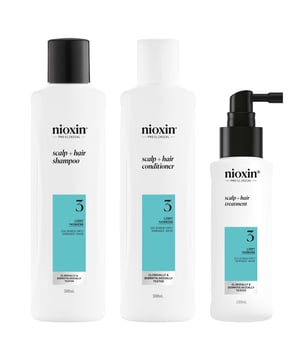 Transform your hair with the Nioxin Pro Clinical System 3 Kit, designed for coloured hair with light thinning. This clinically tested kit includes a 300ml Scalp + Hair Shampoo, 300ml Conditioner, and a 100ml Thickening Treatment. Users reported up to 80% thicker hair in 30 days! The formula cleanses the scalp, removes impurities, and provides color protection. Enriched with botanicals, it revitalizes the scalp, minimizes breakage, and enhances hair health. For best results, use the system at least three times a week.