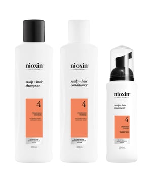 Transform your hair with the Nioxin Pro Clinical System 4 Kit, expertly crafted for dry, damaged, and colour-treated hair showing signs of thinning. This dermatologist-tested kit includes a 300ml Scalp + Hair Shampoo, a 300ml Scalp + Hair Conditioner, and a 100ml Scalp Care + Hair Thickening Treatment. Experience visible results in 30 days, with 8 out of 10 users reporting thicker hair! The advanced formula cleanses the scalp, reducing impurities and excess oil. Infused with nourishing ingredients, this complete system revitalizes your scalp and improves hair health.