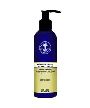 Discover the nourishing power of Neal's Yard Remedies Defend & Protect Hand Lotion, perfect for the whole family. This organic lotion features skin-loving sunflower oil and beeswax to lock in moisture, keeping hands soft and hydrated. Infused with a blend of organic essential oils, it provides a refreshing experience for hardworking hands. Apply regularly, focusing on nails and backs of hands, to maintain hand health. Trust in a brand that has pioneered natural health since 1981, committed to sustainability and cruelty-free practices.