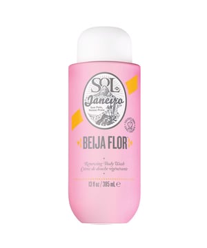 Experience the rejuvenating power of Sol de Janeiro's Beija Flor Body Wash, crafted to replenish and renew your skin. This luxurious formula supports cellular renewal while providing essential moisture, thanks to its blend of gentle retinol alternative and vegan squalane. Enjoy smooth, supple skin with every wash. Infused with the enchanting scents of Brazilian jasmine and pink dragonfruit, this body wash transforms your shower into a fragrant oasis. Ideal for daily use, it complements collagen-boosting treatments and is suitable for vegans. To use, apply to wet skin, massage, then rinse.