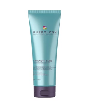 Revitalize your hair with the Pureology Strength Cure Superfood Deep Treatment Mask. This nourishing hair mask is enriched with essential nutrients that repair and strengthen colour-treated hair. With ingredients like Olive Oil and Goji Berry, alongside a soothing blend of Mandarin, Peony, and Jasmine, this mask restores balance, leaving hair soft. To use, massage into hair, let sit for 5 minutes, and rinse. Enjoy our vegan formula, made from 95% recycled plastic, ensuring sustainable care. Each 266ml bottle lasts up to 80 washes.