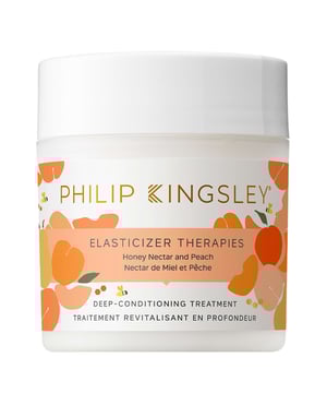Experience the transformative power of Philip Kingsley's Multi-Award Winning Honey Nectar & Peach Elasticizer, a nourishing pre-shampoo hair mask for all hair types. This luxurious treatment enhances elasticity, manageability, and shine while preventing breakage. Inspired by Santorini, its hydrating formula envelops each strand in rich moisture and delightful aromas of peaches and honey. Simply apply to damp hair, cover with a cap, and let it absorb for 20 minutes. Perfect for revitalizing colored hair, this eco-friendly product helps reduce plastic waste.