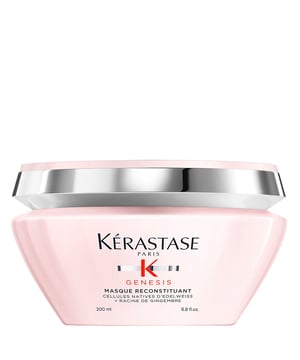 Transform your hair care routine with the Kérastase Genesis Anti-Hair Fall Fortifying Masque. This luxurious masque is formulated for weakened hair prone to falling, helping to reduce hair fall by up to 99.2%. Infused with Edelweiss Native Cells, Ginger Root, and Aquaxyl, it nourishes, detangles, and strengthens, leaving hair soft and healthy-looking. For best results, apply to clean, towel-dried hair, leave for 5 minutes, and rinse. Kérastase is dedicated to sustainability, using recyclable packaging and renewable energy in production.