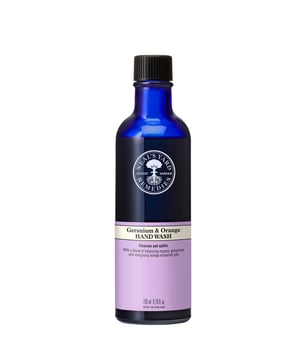 Experience the refreshing cleanse of Neal's Yard Remedies Geranium & Orange Hand Wash. Infused with natural geranium and orange essential oils, this luxurious hand wash removes impurities while keeping your skin hydrated. Enjoy the uplifting fragrance that revitalizes your senses. To use, apply to damp hands, lather, and rinse thoroughly. Neal's Yard Remedies, established in 1981, is dedicated to sustainable practices and ethical sourcing, ensuring every bottle is crafted with care in their eco-friendly factory. Join the movement towards a sustainable future.