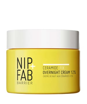Transform your skin overnight with Nip + Fab Ceramide Fix Overnight Cream. This luxurious cream features a powerful 12% active complex with ceramides that enhance moisture retention, leaving your skin hydrated by morning. Infused with prebiotic biolin and azelaic acid, it supports elastin production and restores your skin's natural balance. Clinically proven to reduce water loss and improve elasticity, this vegan and fragrance-free formula includes niacinamide for even skin tone and squalane to lock in moisture. Apply on cleansed face and neck as the final step in your evening routine.
